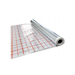 Rasterfolie Alufolie der Dicke 105 µm für Fußbodenheizung 50 m2 Folie Boden